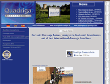 Tablet Screenshot of dressagehorse-quadriga.com